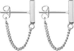 Chain Earrings for Women 18K Gold Plated Dainty Bar Drop Dangle Earrings Long Threader Earring Hypoallergenic Line Dangly Jewelry Gift for Teen Girls