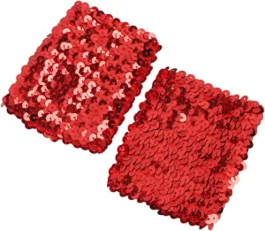 Fashionable Sequins Cuffs For Wrist Blingbling Arm Sleeve For Cosplay Stretchy Elastic Arm Sleeves For Shows