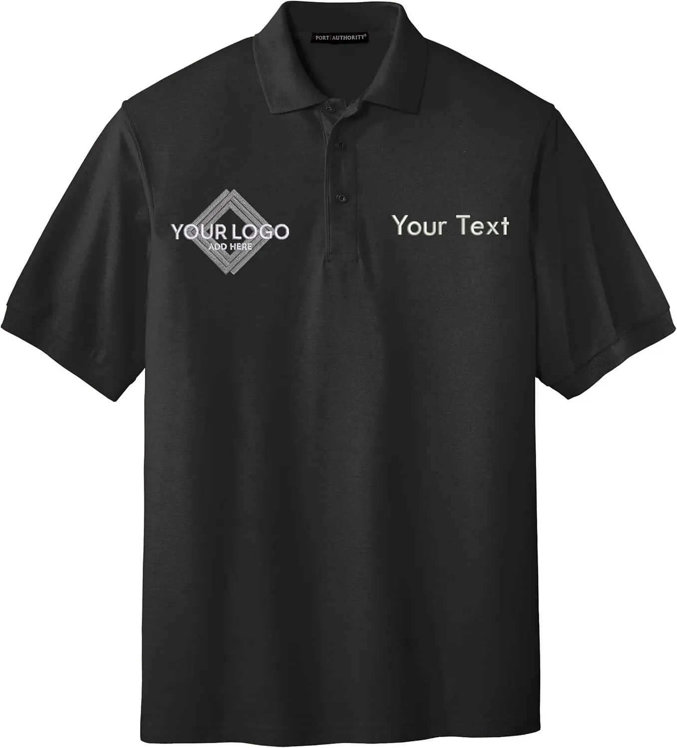 INK STITCH Men K500 Custom Stitching Silk Touch Polo Custom Shirts - 37 Colors