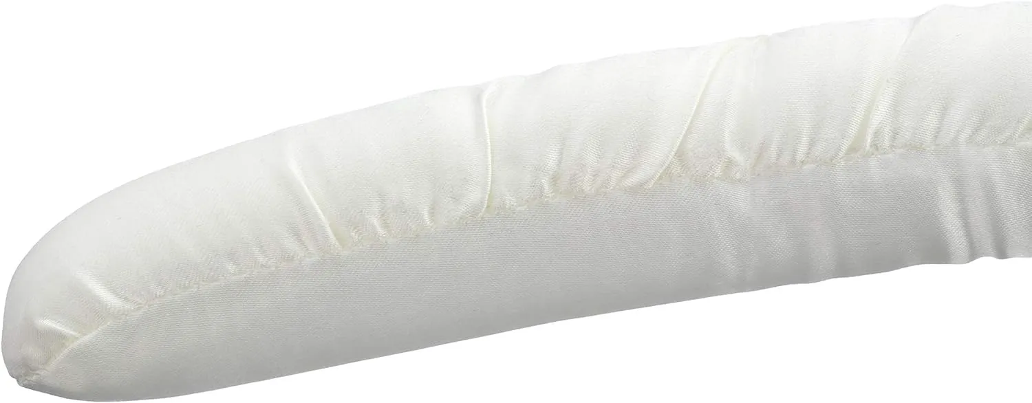 Whitmor 8PK Sat Blouse Hanger, 8 Count, Bone